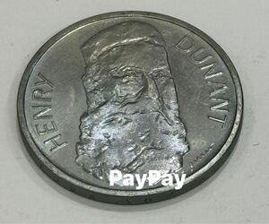 スイス　5フラン　コレクション　硬貨　外国コイン　記念硬貨　記念コイン　レア henry dunant helvetica