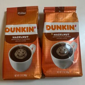 日本未入荷 DUNKIN' DONUTS ダンキンドーナツ コーヒー ヘーゼルナッツ