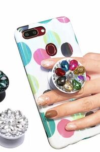 新品☆キラキラ☆POP SOCKETS ポップソケット★スマホグリップ