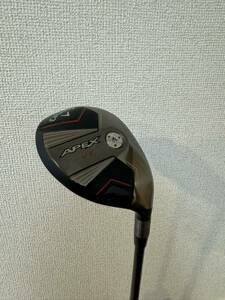 中古美品 APEX UW 19 ユーティリティウッド 2024 (日本仕様) FW TENSEI 70 for Callaway 19 SR