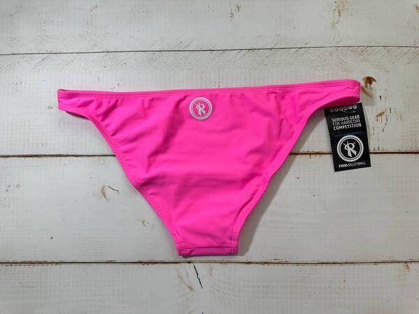 【即決】RoxVolleyBall 女性用 ビーチバレー ビキニ ショーツ 水着 ブルマ リオバック Pink 海外L