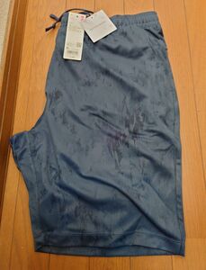 新品 UNIQLO REI NAKANISHI ドライEX プリントショーツ XL92~100cm Blue