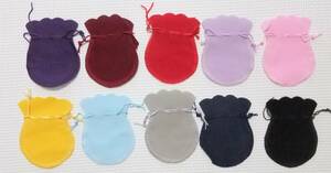  jewelry pouch 10 pieces set new goods ring inserting unused pouch gift case Power Stone candy lovely wrapping postage 84 jpy ~