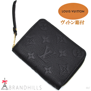 ルイヴィトン コインケース モノグラム アンプラント ジッピー コインパース ノワール M60574 LOUIS VUITTON 未使用品