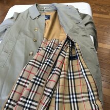 1円～ 良品 BURBERRY バーバリー プローサム トレンチコート ステンカラー カーキ系 三陽商会 160 C-TK83 IW402AF01BRB_A_80_画像4