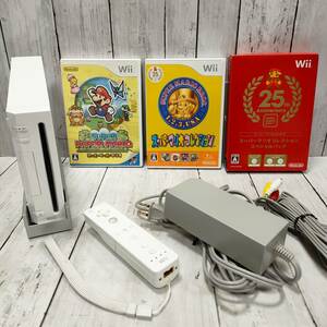 任天堂 Nintendo ゲーム Wii RVL-001 本体 ゲームソフト スーパーマリオコレクション スペシャルパック ペーパーマリオ【16024】