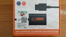 HDTV CONVERTER FOR NINTENDO N64/SNES/SFC/NGC HDMIコンバータ (スーパーファミコンで動作確認済) 中古_画像1