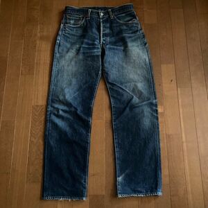 リーバイス/501XX/W33 L36/アメリカ製/55年モデル/ビックE/赤ミミ/555 バレンシア/セルビッチ/LEVI'S/