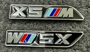 BMW X5 サイドマーカー フェンダーカバー エンブレム 左右セット Ｆ15