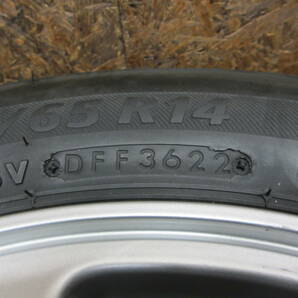 ★ダイハツ純正アルミホイール + 21・22年製 BRIDGESTONE NEXTRY 155/65R14 4本セット[タント ムーヴキャンバス アトレー ダイハツ軽]の画像10