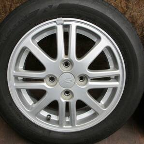 ★ダイハツ純正アルミホイール + 21・22年製 BRIDGESTONE NEXTRY 155/65R14 4本セット[タント ムーヴキャンバス アトレー ダイハツ軽]の画像6