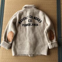 old joe | SHAKER KNIT “1920’s”ウール ニットカーディガン _画像2