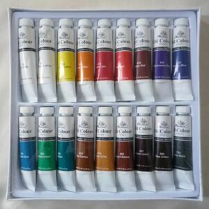 画材 18色 油絵の具セット １２ｍｌ×18色