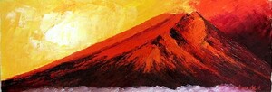 Art hand Auction 油彩画 洋画 (油絵額縁付きで納品対応可) WSM ｢赤富士｣ 伊吹 浩一, 絵画, 油彩, 自然, 風景画