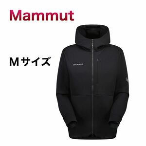 1003.Mammut フード付きトレーナー メンズ　Mサイズ　黒 マムート