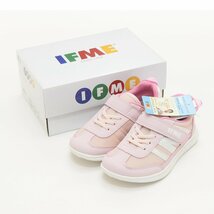 ◇503078 未使用品 IFME イフミー 軽量スニーカー 20-0804 サイズ18.0cm キッズ 子ども 女の子 ピンク_画像6