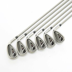 ▼500771 TaylorMade テーラーメイド アイアンセット r5XL PLUS 6～9,P,S 6本 純正カーボン/XL-60