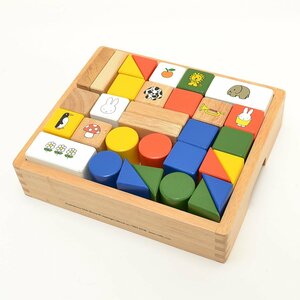 ○ 408478 -встроенные в Miffy Blocks Tsumiki Kashiki Образовательная игрушка