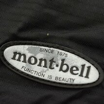 ◆504121 mont-bell モンベル ショルダーバッグ ナイロンメッシュ メッセンジャー メンズ ブラック_画像2
