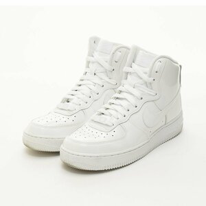 ◇504911 NIKE ナイキ スニーカー AIR FORCE 1 HIGH RETRO QS エアフォース1ハイレトロ 743546-107 サイズ24.5cm エナメル ホワイト