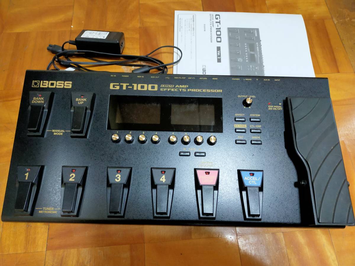 Yahoo!オークション -「boss gt-100」(マルチエフェクター 