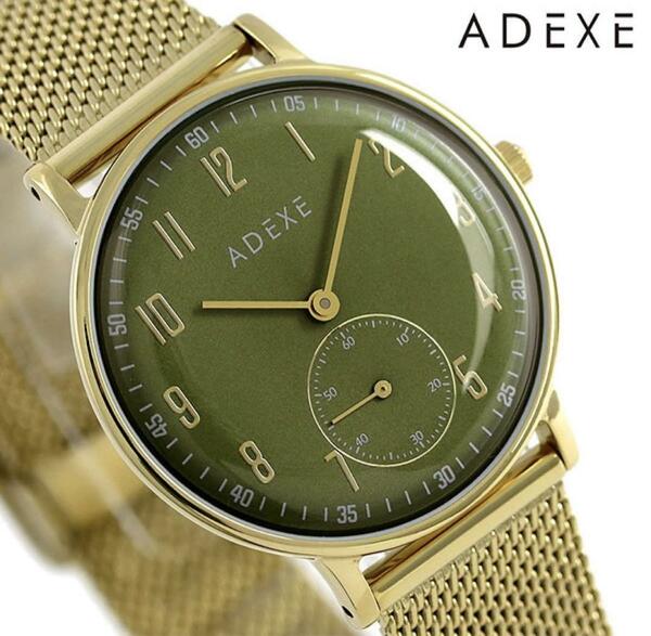 ◆ADEXE◆ ユニセックス スモールセコンド 33mm 2043C-06