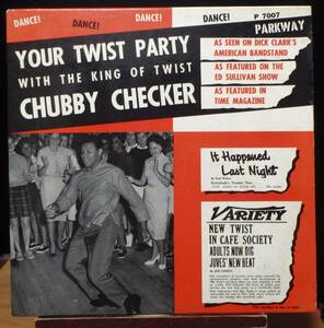 【CR641】CHUBBY CHECKER 「Your Twist Party (With The King Of Twist)」, 61 US mono Original　★ロックンロール/R&B/ツイスト