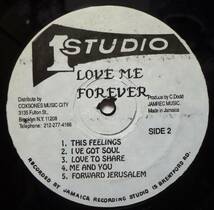 【RG059】CARLTON And THE SHOES「Love Me Forever」, JAMAICA Reissue　★ロックステディ/ルーツ・レゲエ_画像5