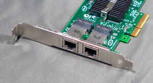 動作確認済 美品 INTEL PRO/1000 PT Dual Port Server Adapter EXPI9402PT PCIe 2ポート ギガビットイーサ 有線LAN デュアルポート 送料込