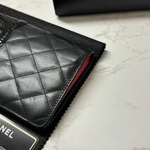 シャネル　CHANEL カンボンライン　ココマーク　財布　二つ折り　長財布　レディース_画像8