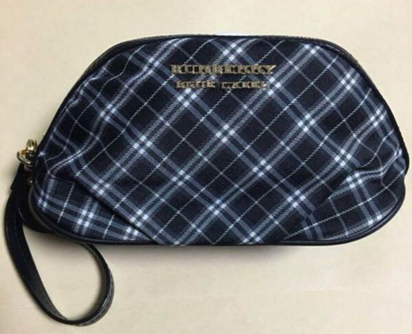 バーバリーブルーレーベルBURBERRY人気ブランドプレゼントにもチェックポーチ半額以下