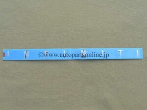 インフィニティ 部品 パーツ V35 セダン sedan 後期 エンブレム スカイライン G35 日産 infiniti emblem parts リア nissan