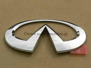 EX35 EX37 インフィニティ マーク フロント エンブレム 純正 部品 スカイライン WAGON ワゴン INFINITI NISSAN PARTS EMBLEM 日産 純正 J50