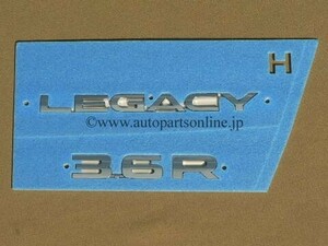 リア リヤ エンブレム EMBLEM PARTS US 北米 仕様 純正 部品 2010-2014 LEGACY レガシィ ワゴン アウトバック B4 SEDAN SUBARU 通販 輸出