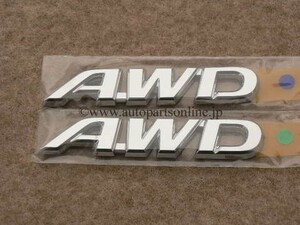 左右各1個 US 北米 仕様 サイド AWD エンブレム EMBLEM 50 RAV4 RAV 4 50 海外 部品 パーツ トヨタ 純正 TOYOTA genuine PARTS 欧州 通販