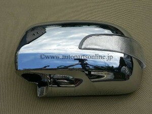 10 アルファード ウインカー ミラー メッキ サイド ターンランプ トヨタ 純正 部品 TOYOTA パーツ DOOR MIRROR W/SIDE TURN LAMP CHROME