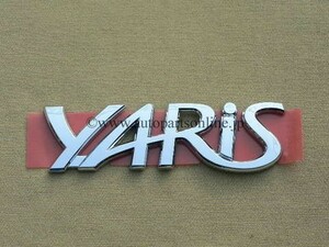 日本製 リア エンブレム YARIS ヴィッツ 10 トヨタ エンブレム 純正 部品 MARK EMBLEM PARTS パーツ 海外 欧州 仕様 VITZ ECHO US TOYOTA