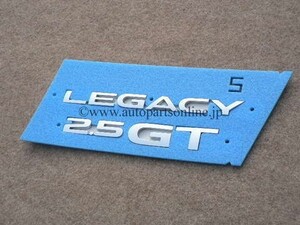 2005-2009 レガシィ セダン アウトバック 2.5GT エンブレム 北米 スバル SUBARU LEGACY 純正 US 部品 PARTS パーツ parts 海外北米輸出仕様