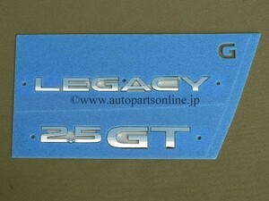 LEGACY 2.5GT リア エンブレム 2010- BM 北米 仕様 レガシィ セダン B4 部品 GENUINE PARTS US EMBLEM 海外 SUBARU 輸出 スバル 通販 BR