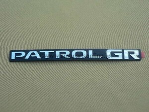 純正 パーツ PATROL GR リア エンブレム Y61 海外 仕様 SAFARI サファリ NISSAN 日産 EMBLEM リア 通販 輸出 emblem parts ne web