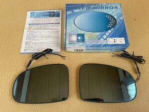 プリウス30系　GARUDA BLLED MIRROR ガルーダ　ブレッドドアミラー　ブルーミラー LEDウインカー付き　ミラーヒーター対応