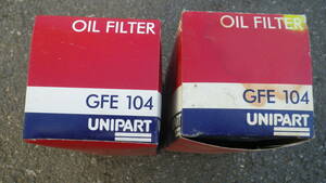 ローバーミニ　オイルフィルター　UNIPART　GFE104　2個