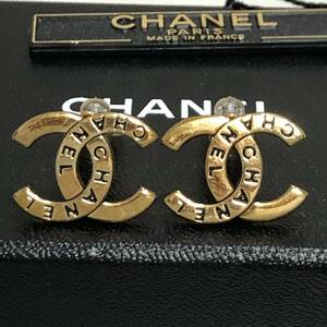 シャネル　ヴィンテージ　イヤリング　98P ココマーク　CHANEL (管NO78 G24 )