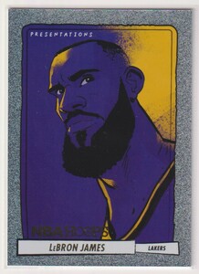 NBA LEBRON JAMES 2023-24 HOOPS BASKETBALL LOS ANGELES LAKERS PRESENTATIONS No.3 SSP Case Hit RARE レブロン・ジェームス レイカーズ