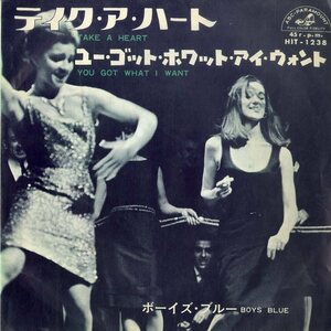 C00196080/EP/ボーイズ・ブルー (BOYS BLUE)「Take A Heart / You Got What I Want (1965年・HIT-1238・ビート・BEAT・ガレージロック)」