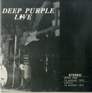 C00194576/EP/ディープ・パープル (DEEP PURPLE)「Live: Speed King 15 August 1972 / Lucille 16 August 1972」