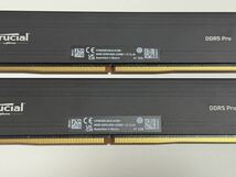 Crucial DDR5 Pro DDR5-5600 48GB 2枚組 96GB 動作確認済_画像2