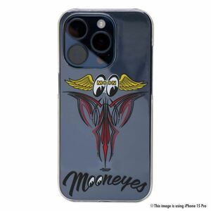 送料180円より　MOONEYES Fly With Pinstripe iPhone 15 ハードケース [MG992-15]