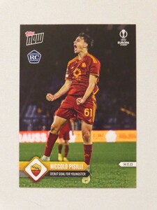 topps now カード ニッコロ・ピジッリNiccolo Pisilli #025トップスナウ UEL 2023-24 Card ASローマ