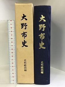 大野市史（史料総括編）（福井県） 昭和60年 発行：大野市役所